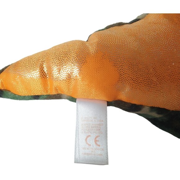 Ty Beanie Babies Raxor Dragon 9" Plush Camouflage Retired Orange Stuffed Animal - Picture 7 of 9